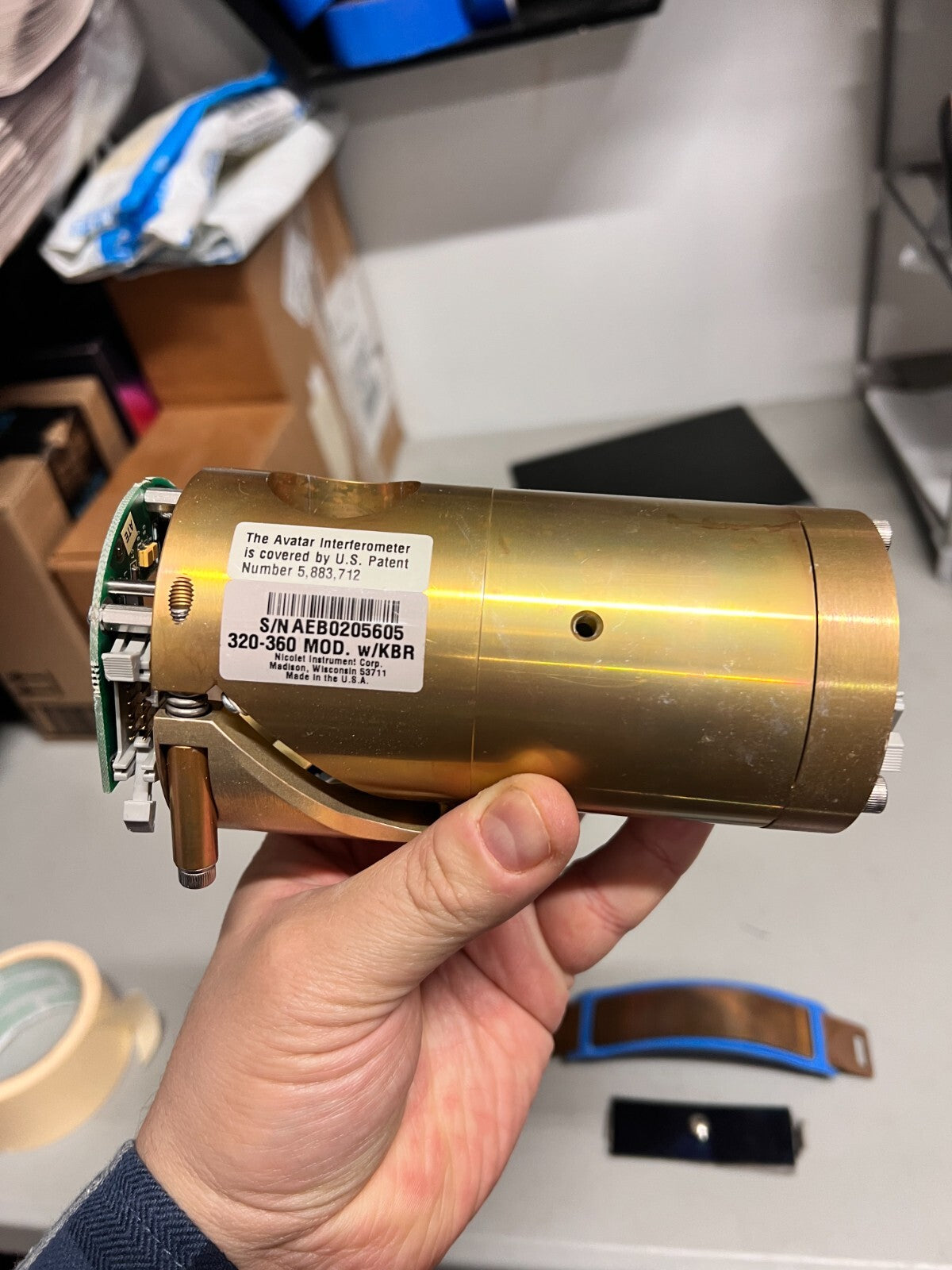 W/KBR Optic Assy for Thermo Scientific NICOLET 370 FT-IR Spectrometer PARTS