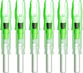 Pack of 6 GT LED Lighted Nocks for Arrows 0.246"/6.25mm On/Off Switch Included