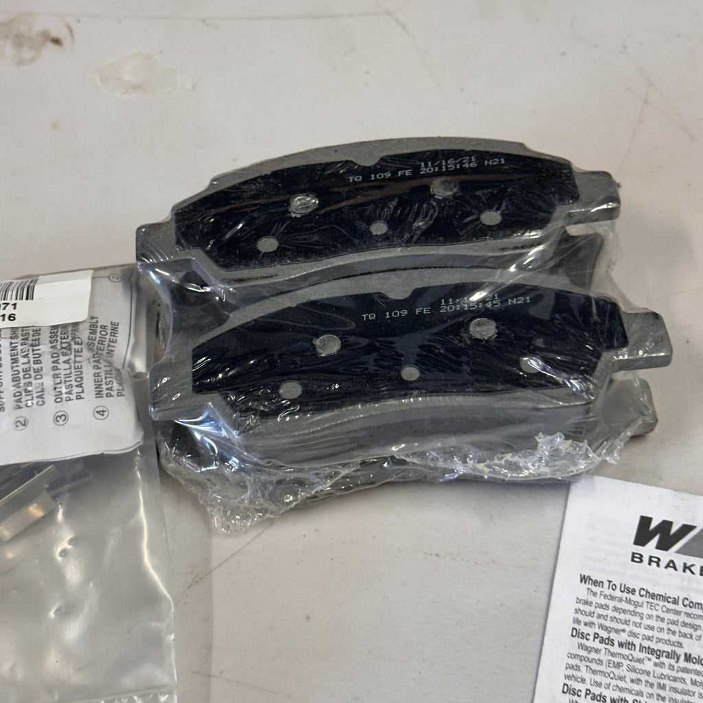 Wagner TQ MX1775 Premium Disc Brake Pads ThermoQuiet