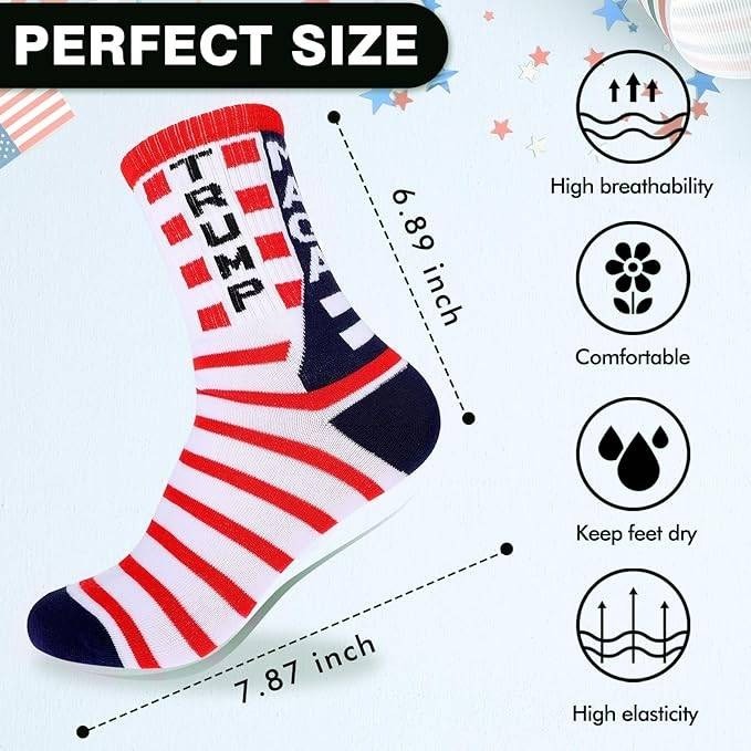 America Great Again MAGA Socks Unisex Republican Socks President Trump Merchand