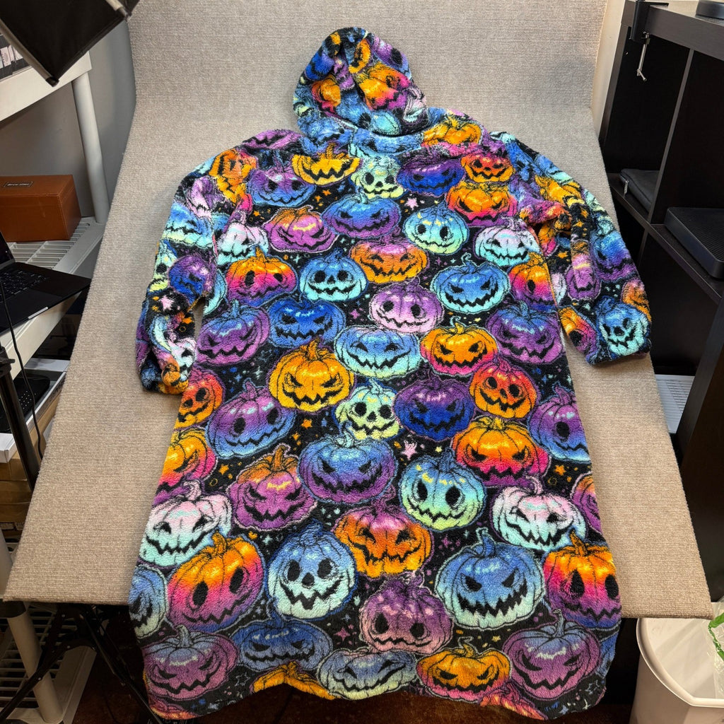 MSRP $36 Capecage Pumpkin Long Wearable Blanket Hoodie with Big Pocket