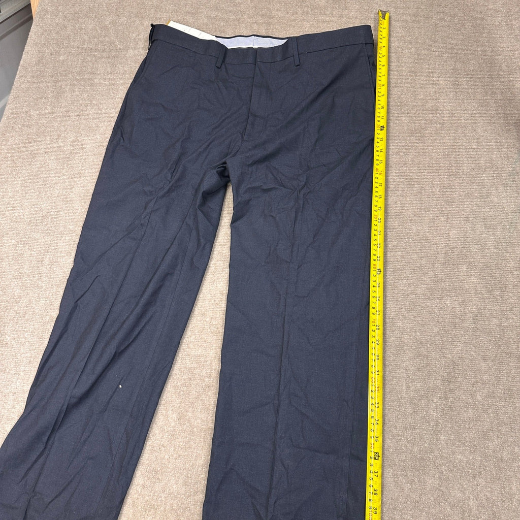 MSRP $100 J.M. Haggar HY00182 Men Classic Fit 40x29 Dark Navy Suit Pants Premium