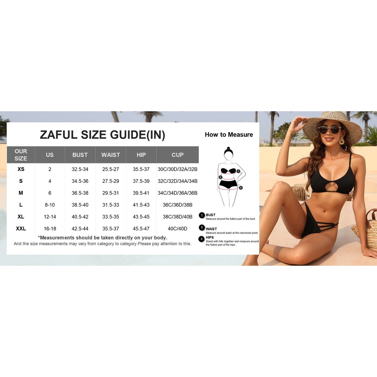 MSRP $44 ZAFUL Women's S Deep Green Sexy Two Piece Bikini Set Cutout Thong Tie