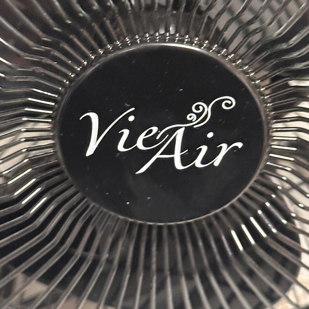 Vie Air 8" High Velocity Metal Desk and Floor Fan, Black