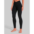 MSRP $39 Sunzel Women's M Black 28" Inseam Crossover Waist Workout Leggings