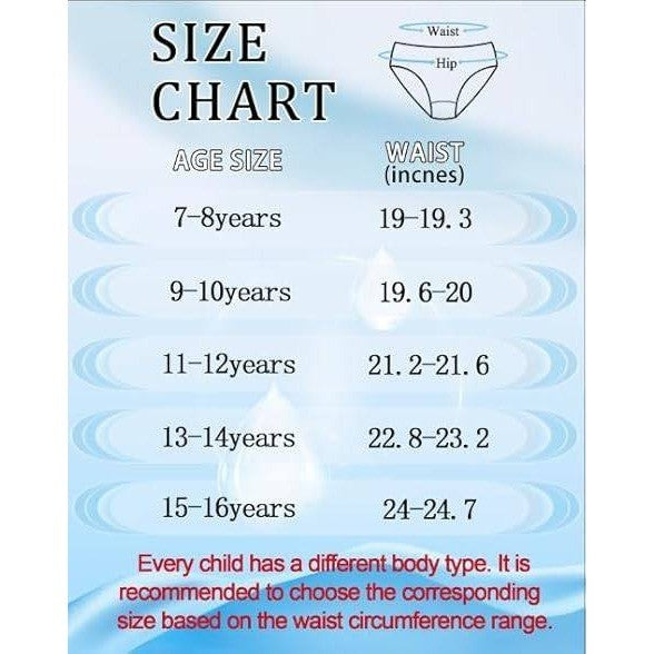 Set of 8 MSRP $25 Finihen 13-14 Years Teen Girls Underwear Seamless Panties No