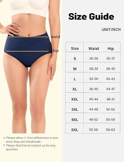 Set of 3 Molasus Incontinence Underwear Period Leakproof Panties for Women Plea