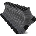 MSRP $18 Comfoex 12 Pairs Boys Socks Kids Cushioned Sport Short Quarter
