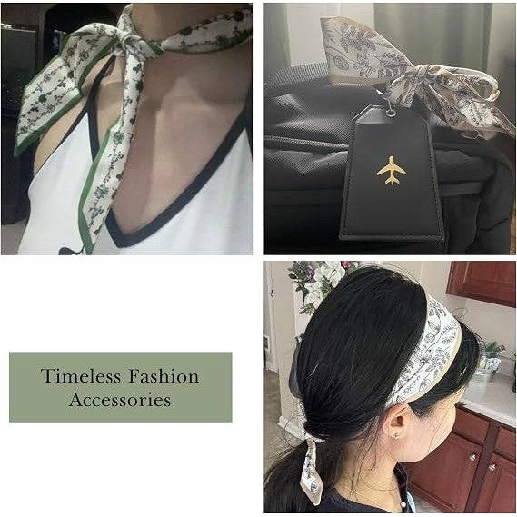 Set of 20 TEBIEKOY Fashion Scarves for Women, Multifunctional Boho Scarves