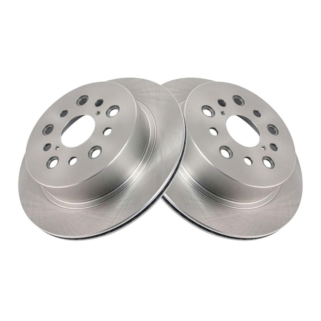 Dryowre Rear Brake Pads & Rotors Kit for Lexus LS430 4.3L 2001-2006 Posi Cer