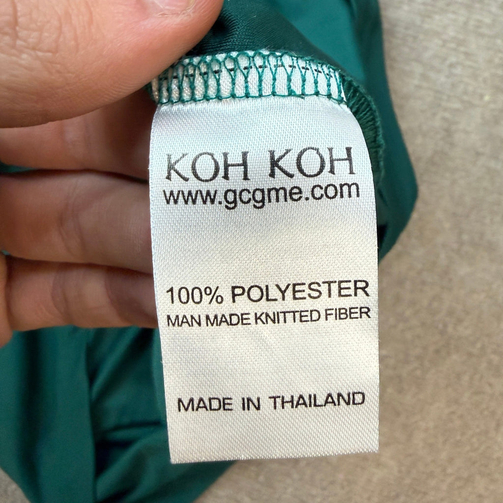MSRP $45 KOH KOH Women's S Long V-Neck Short Sleeve Semi Formal Wedding Gown