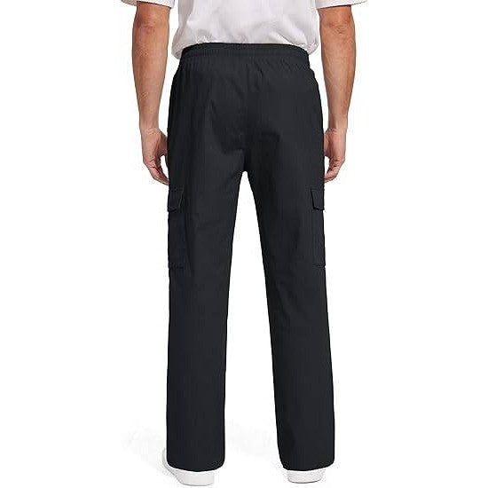 MSRP $39 Tallemon Men's 32" M Black Casual Cargo Pants Hiking Workout Joggers