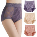 Set of 3 MSRP $39 Wanmeiqinglv Women's XL Sexy Lace Hipster Underwear Cotton