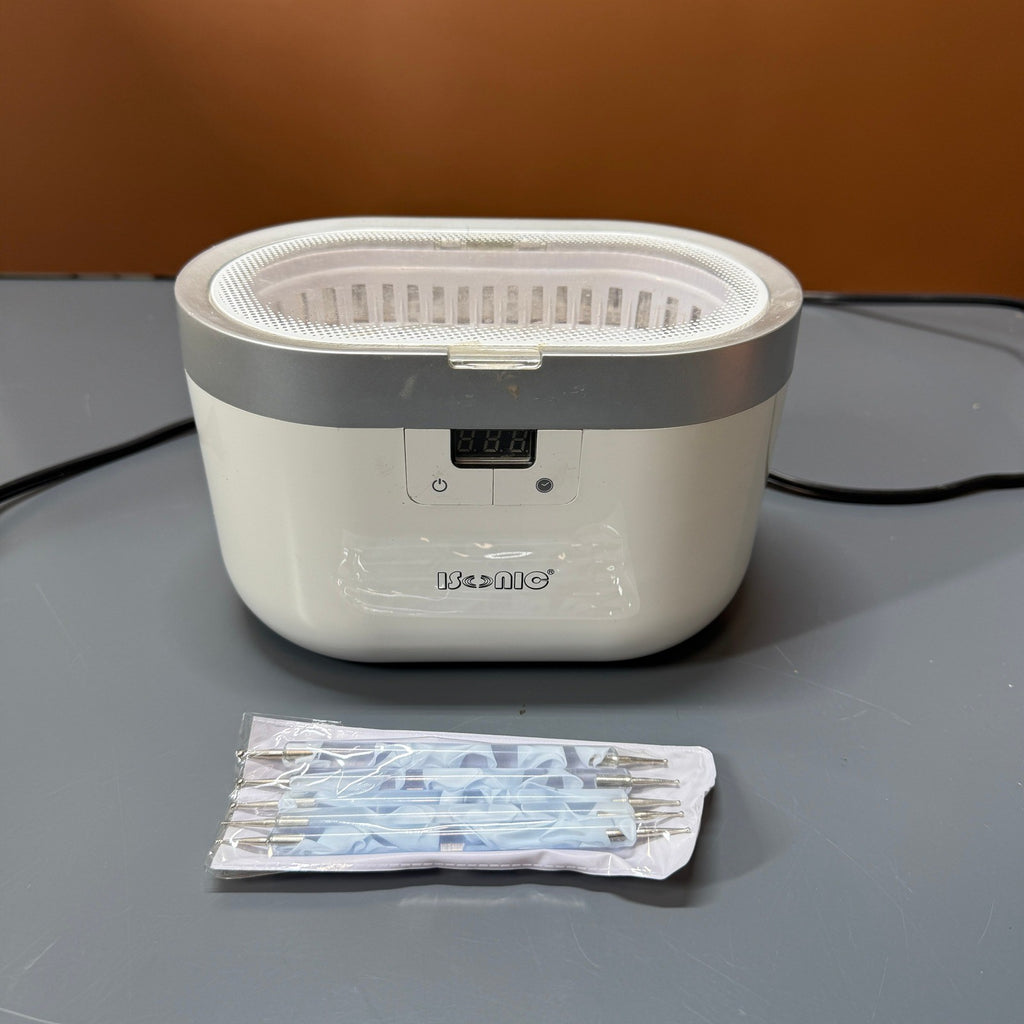 iSonic D2830 Digital Ultrasonic Cleaner 35W Jewelry Eyeglass Coin Cleaner