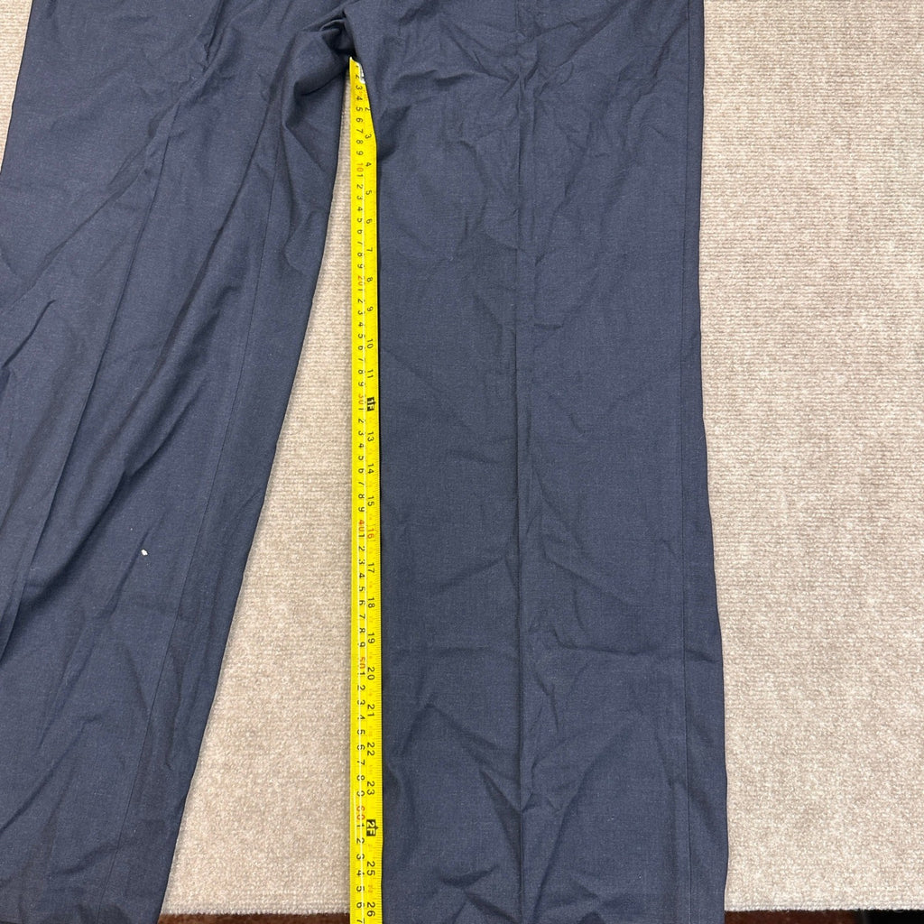 MSRP $100 J.M. Haggar HY00182 Men Classic Fit 40x29 Dark Navy Suit Pants Premium
