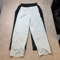 Wenouy 2 Pack Men's M Fleece Lined Jogger Sweatpants with Pockets Elastic Waist
