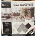Pack of 36 LaCheery 12"x 12" Peel & Stick Vinyl Floor Tiles Gray Wood Waterproo