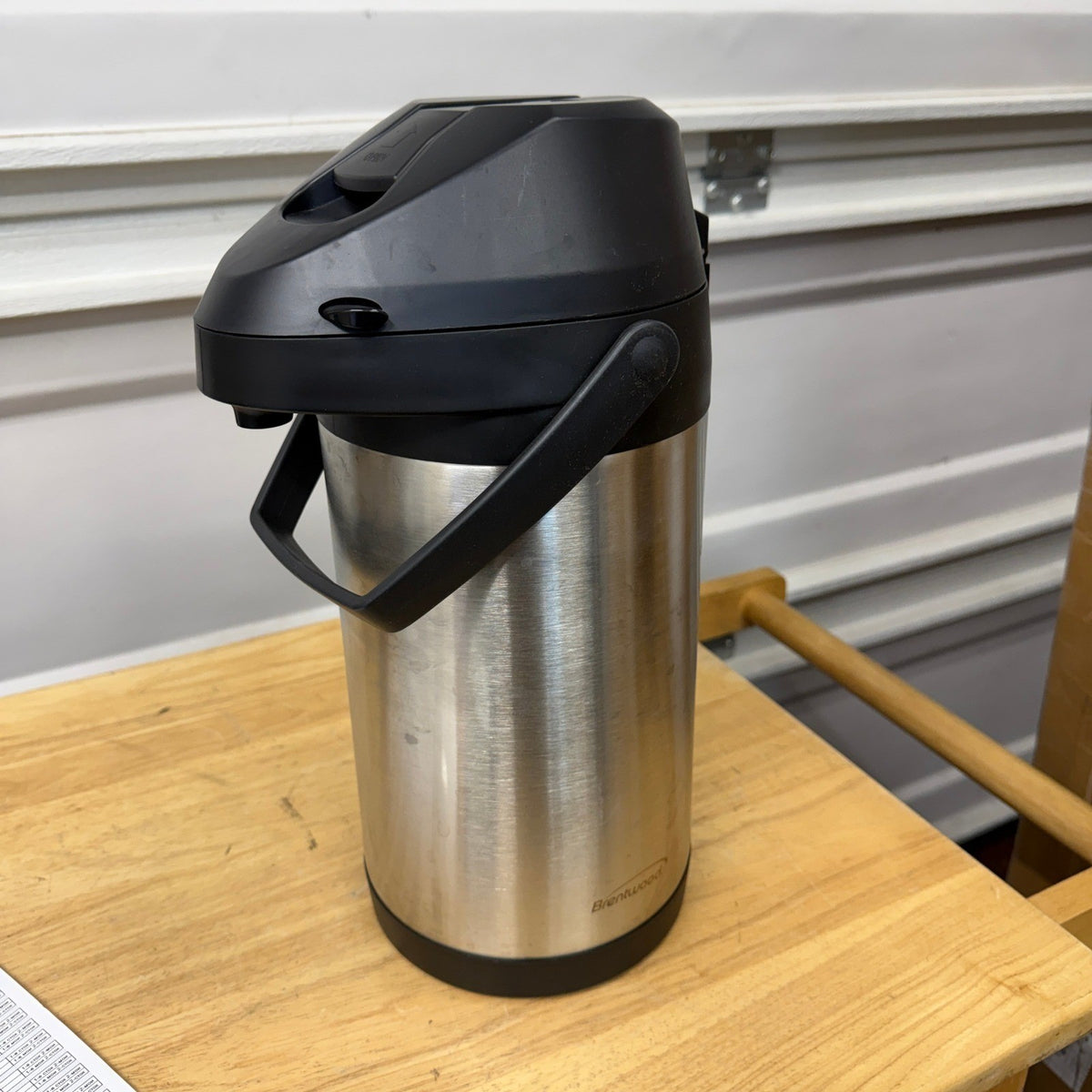 Brentwood CTSA-3500 3.5 Liter Airpot Hot & Cold Drink Dispenser Stainless Stee