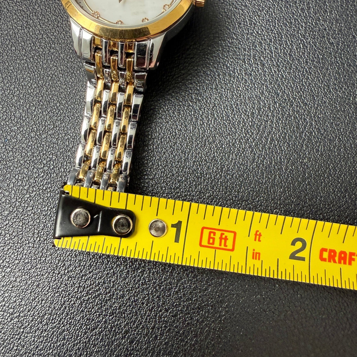 Armitron 75/5821TT Women's Crystal Accented Two Tone Bracelet Watch New Battery