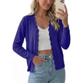 MSRP $26 PrinStory Women's M Cardigan Sweater Long Sleeve Casual Button Down