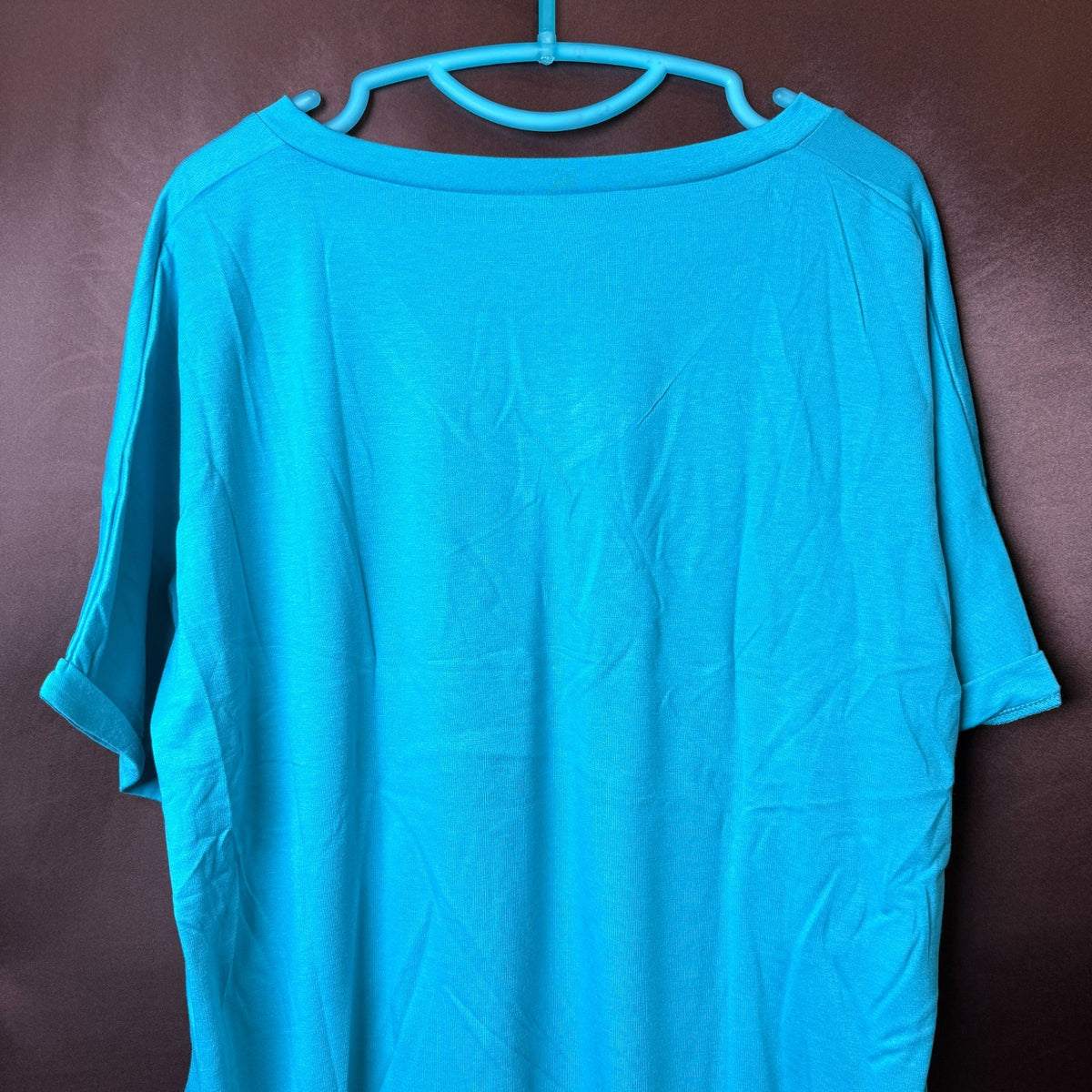 Women's 2XL-3XL Top V Neck Short Sleeve T-Shirt Oversized Shirt Soft Loose Casua