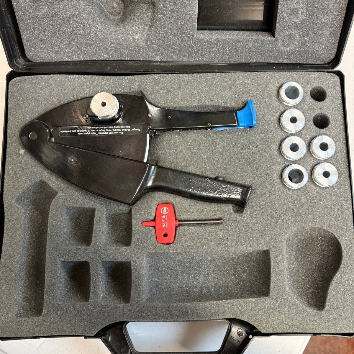 Rohm and Haas OptiFlex FlexiCut Flexible Light Pipe Tool Crimping Tool Kit Hydr