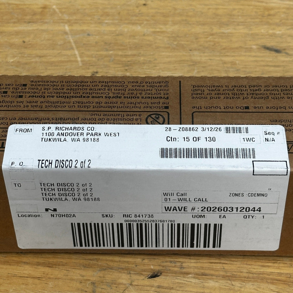 Genuine Ricoh MP C3502 841738 Cyan Toner Print Cartridge