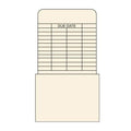 Pack of 500 Brodart 23-621-001 Preprinted Tall Date Due Pockets Full Back Adhes