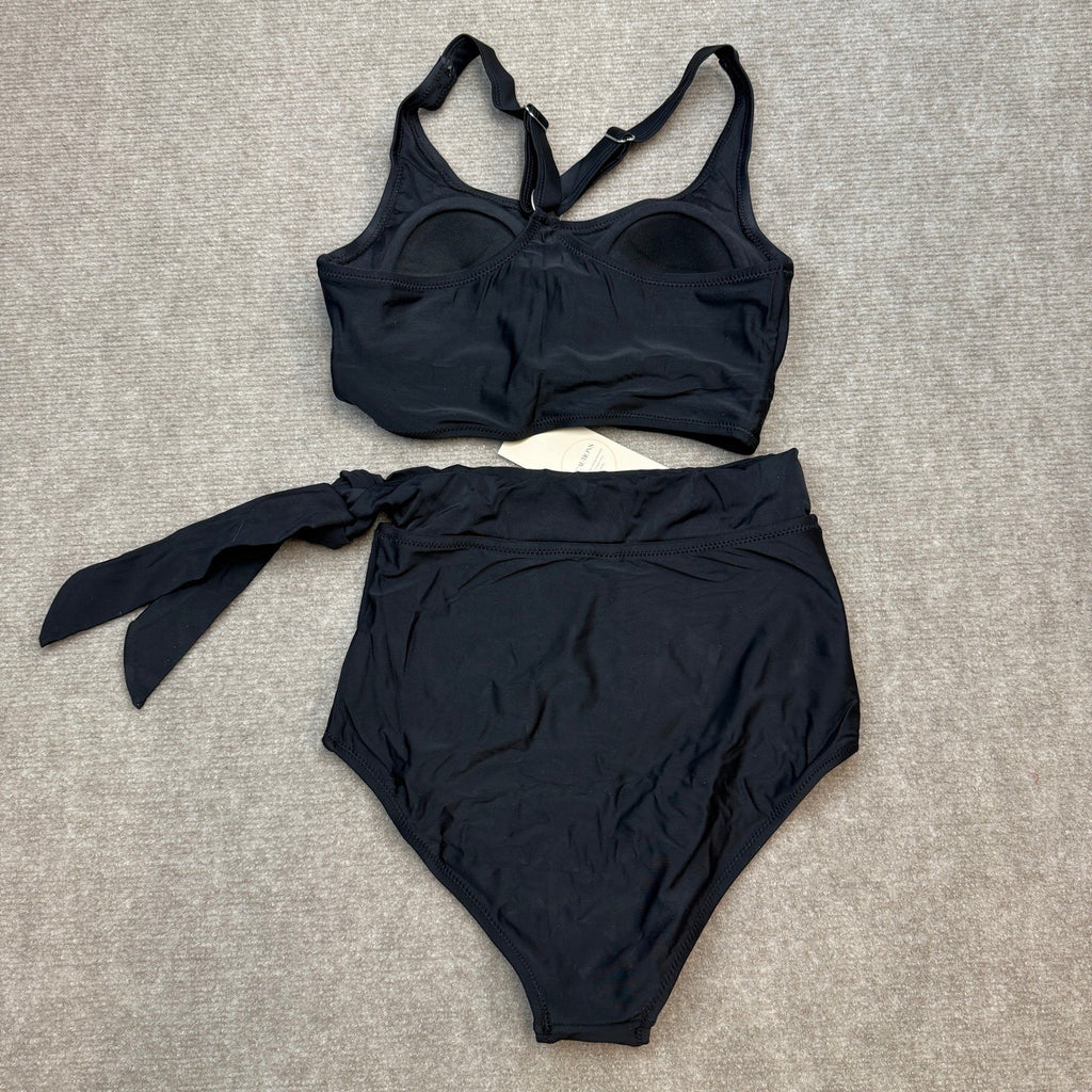 MSRP $35 Dokotoo Women's S 2 Piece Swimsuit Scoop Neck Sleeveless Racerback Top