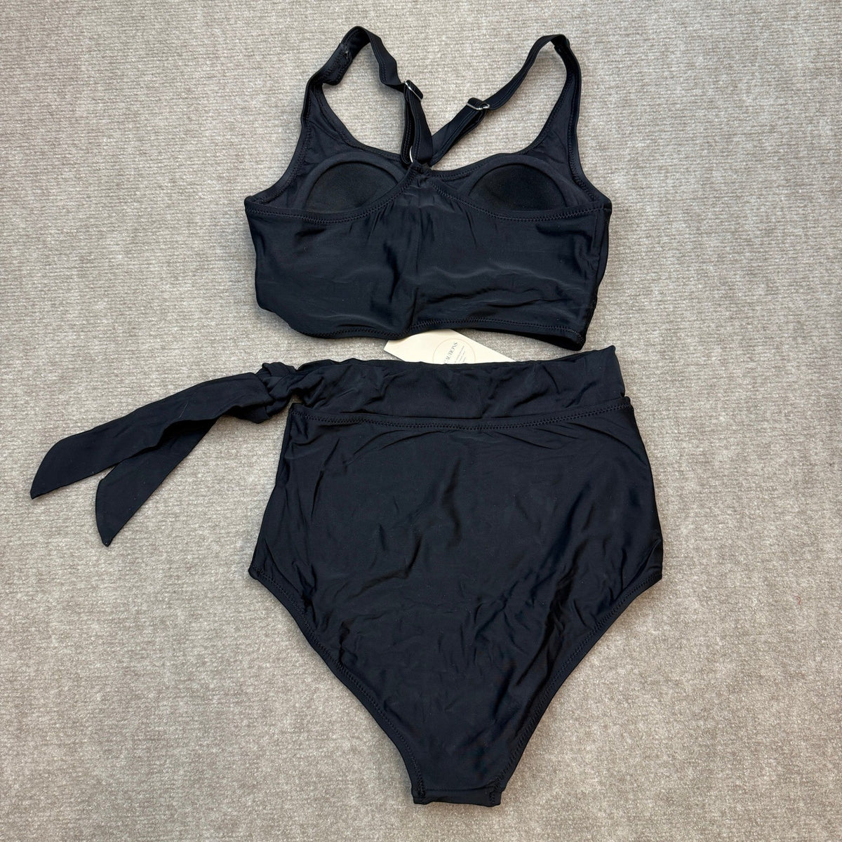 MSRP $35 Dokotoo Women's S 2 Piece Swimsuit Scoop Neck Sleeveless Racerback Top