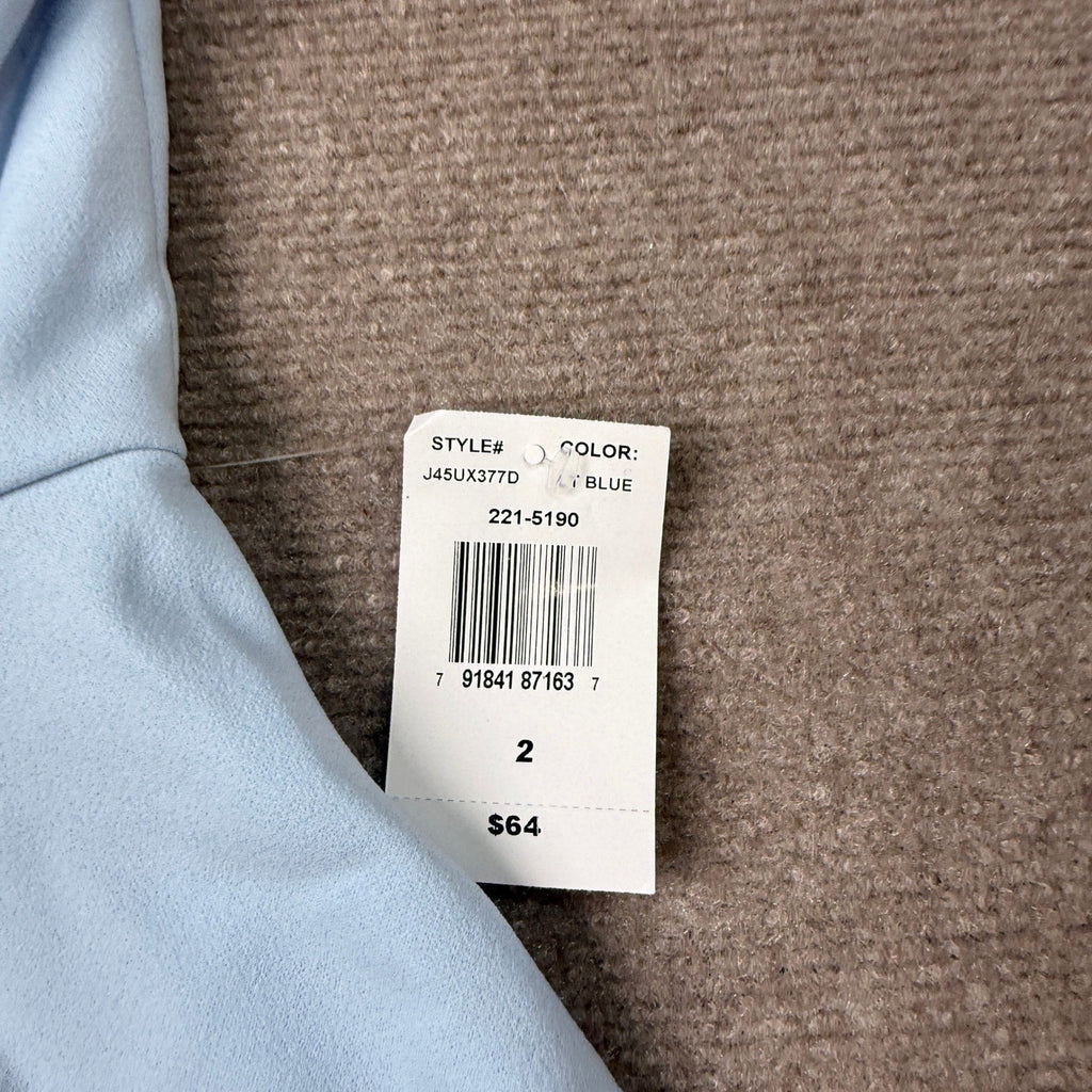 MSRP $64 B. Smart Womens Juniors 2 Light Blue Square Neck Sleeveless Dress