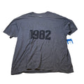 MSRP $24 Arizona Jean Co Juniors L Gray 1982 Oversized Short Sleeve T-Shirt