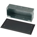 Commscope 1375045-1 Undercarpet Flush Surface Wall Mounting Box and Cover, Black