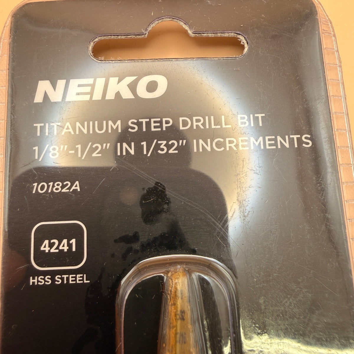 NEIKO 10182A Titanium Step Drill Bit, 13 Sizes 1/8"–1/2" High-Speed Alloy-Steel