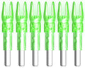 Pack of 6 LED Lighted Nocks for Arrows 0.244"/6.20mm w/ Screwdriver