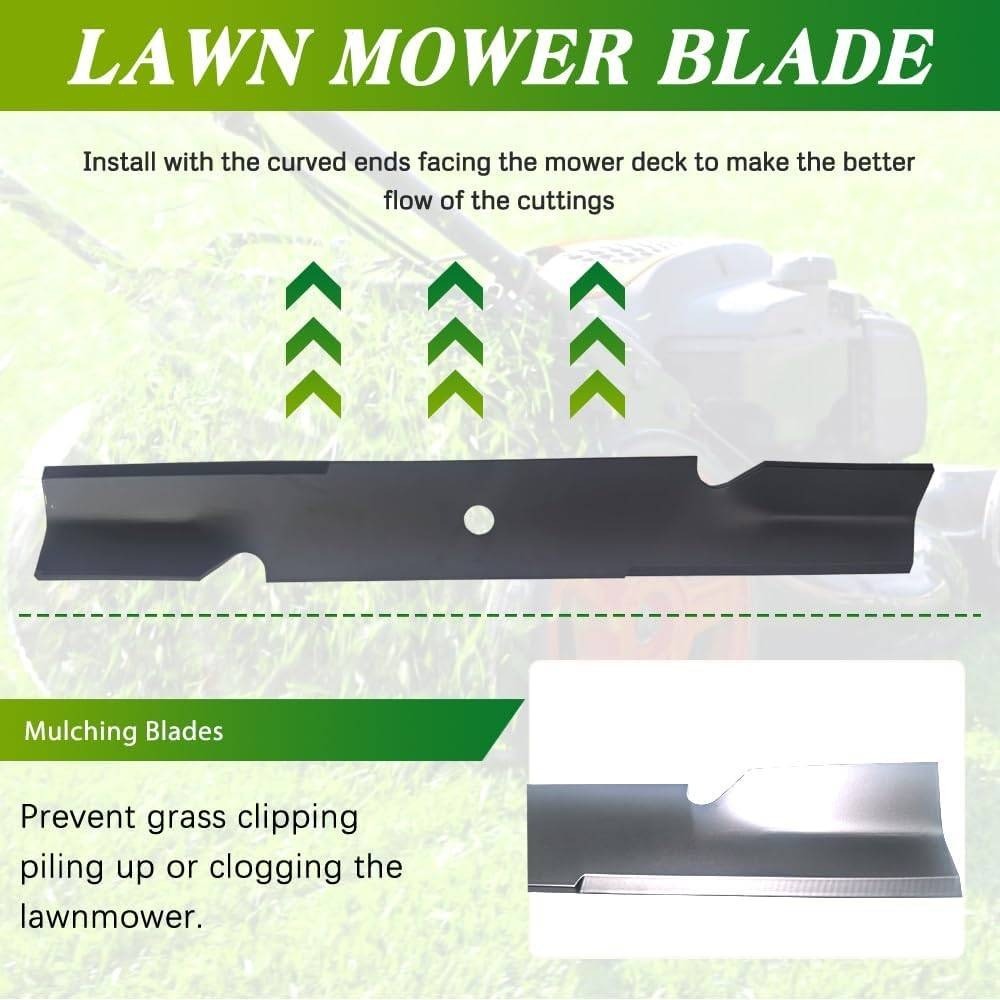 Set of 3 Apeixoto 482878 Mower Blades for Scag Tiger Cub Wildcat Turf Tiger 52''