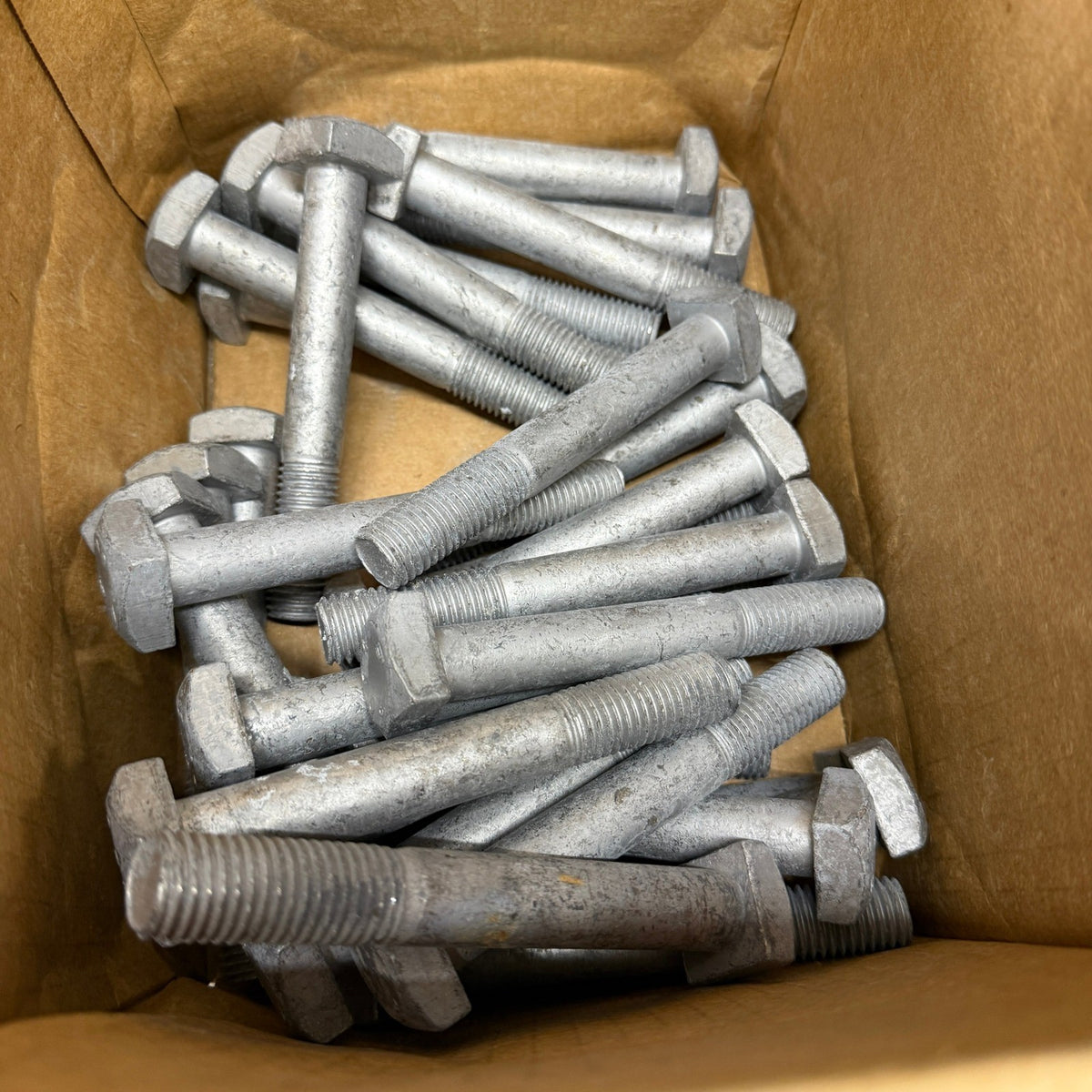 Pack of 30 Brighton Best 3/4-10 x 5-1/2 Square Head Machine Bolt HDG Galvanized