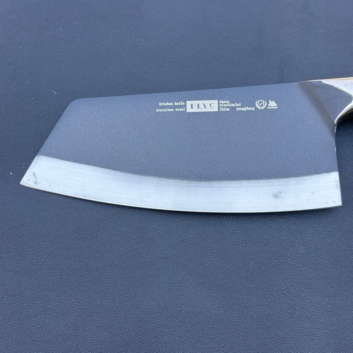 PLYS Butcher Knife Cleaver, Heavy Duty Stainless Steel Meat Chopper, Kitchen To