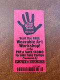 For Kids' Sake Pavilion Pay'n Save Ticket Stub