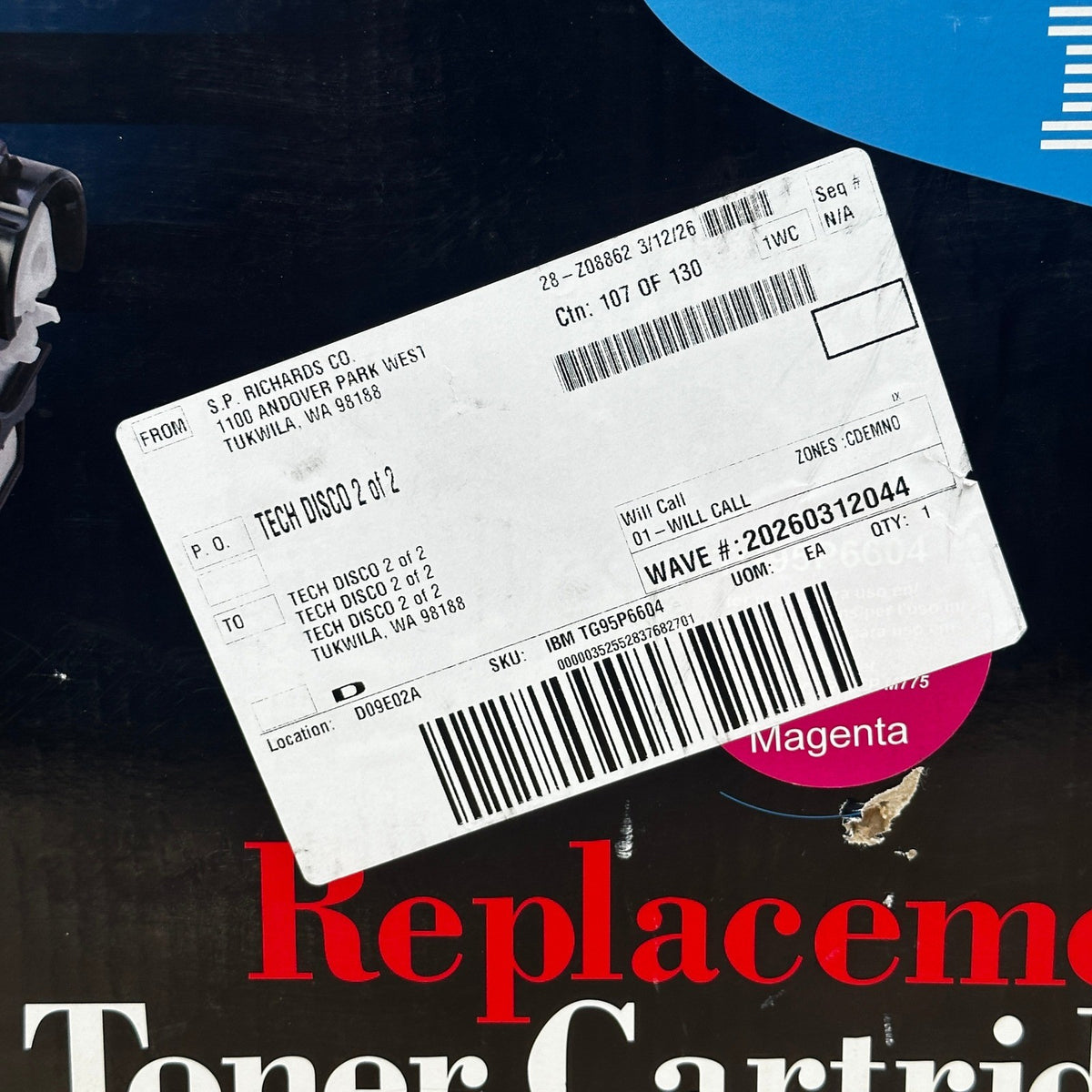 IBM Toner Cartridge Magenta TG95P6604 Alternative for HP 651A (CE343A)