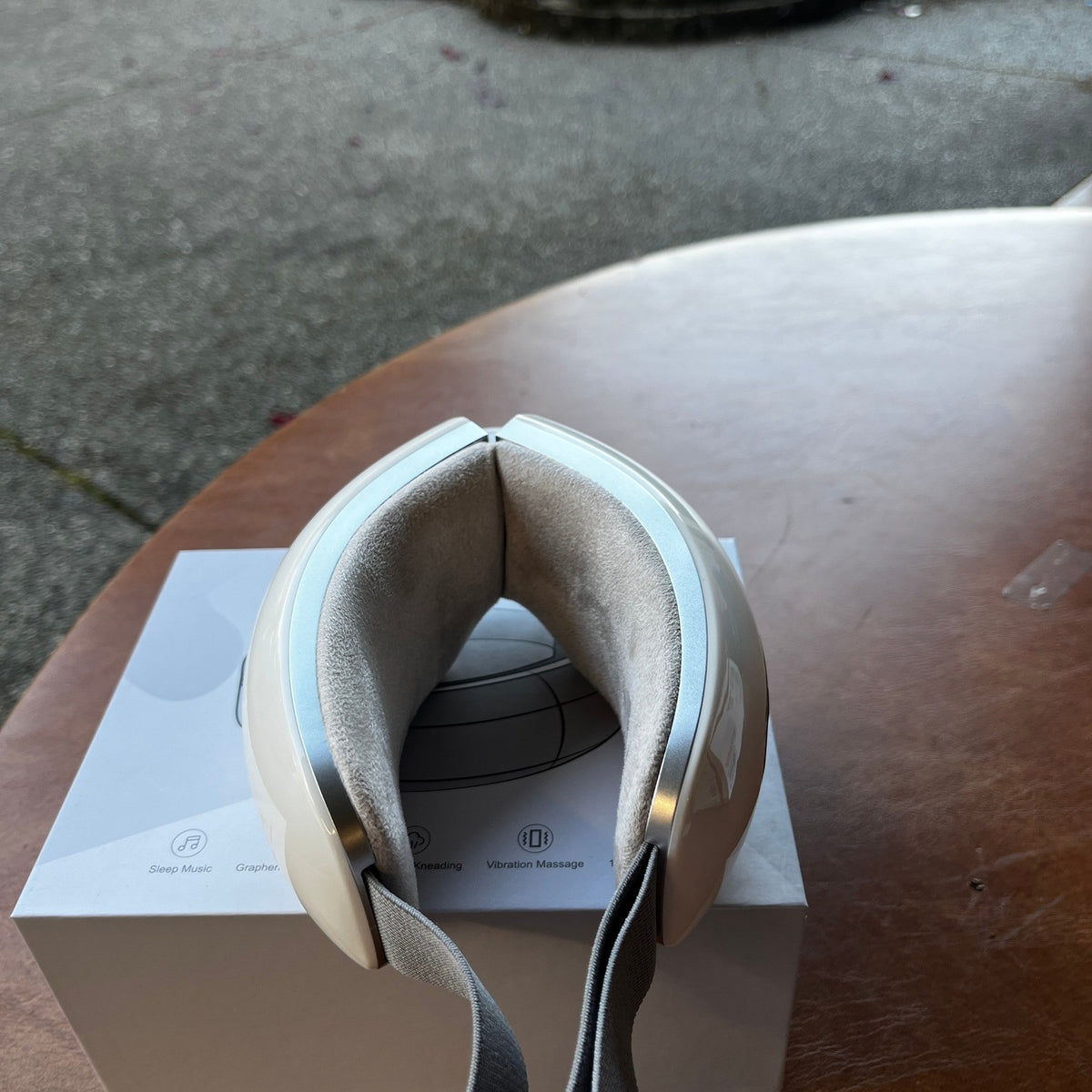Smart Eye Massager w/ Heating, Vibreating, Music, Kneading, Bluetooth, 180°