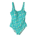 Lands' End Women's 14 High Leg Soft Cup Tugless Sporty One Piece Swimsuit Turquo