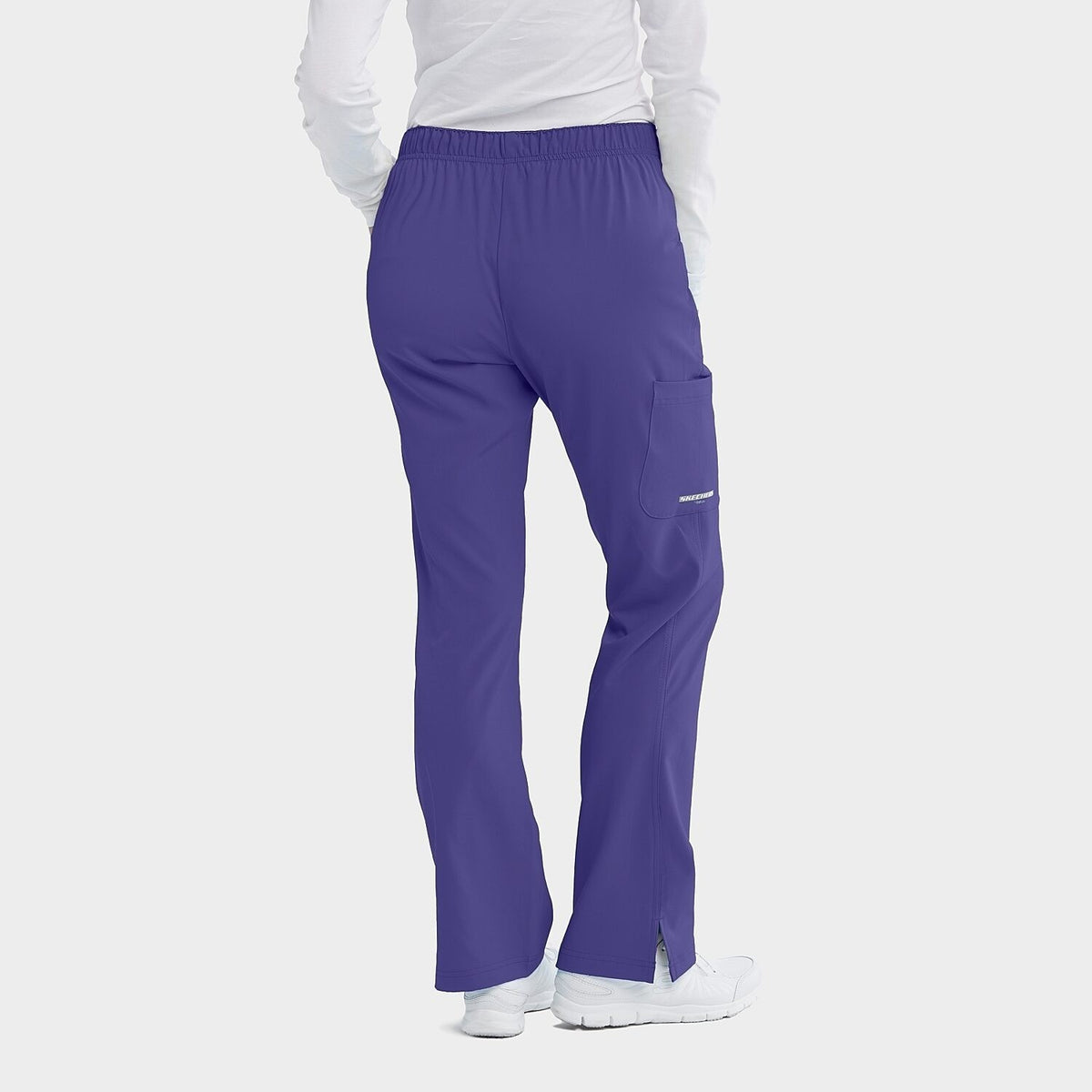 NWT Skechers Sk201 Womens M New Grape Reliance 3-Pocket Mid-Rise Pants Cargo