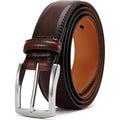 MSRP $19 DOOPAI Mens Brown Dress Belt - Genuine Leather Dress Belts For Men