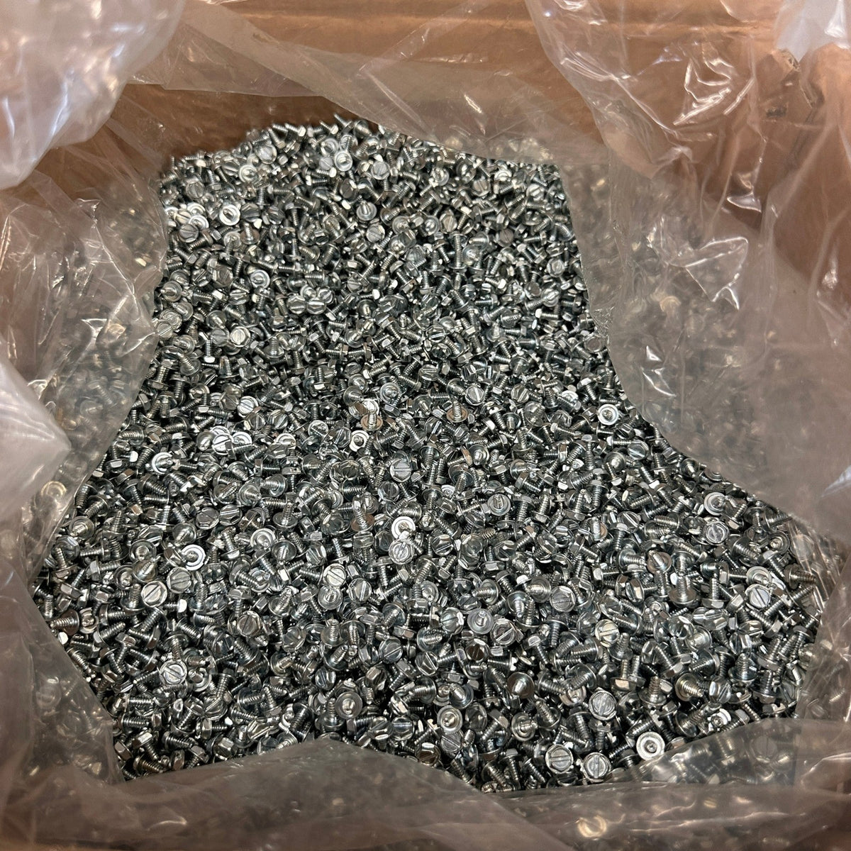 Pack of 26000 Perine Danforth 6-32 x 1/4 Slotted Hex Washer Head Screws Taptite