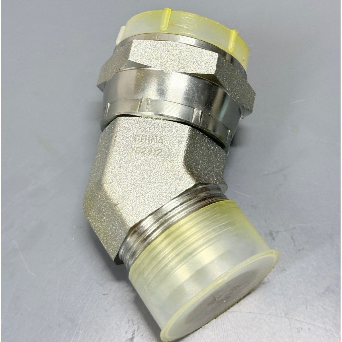 Brennan 6502-20-20 45° Elbow, 1-1/4" Male 37° JIC x 1-1/4" Female 37° JIC Swivel