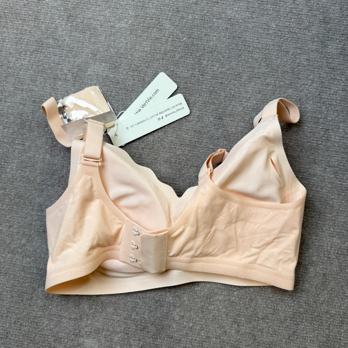MSRP $26 Vertvie Women's M Seamless Jelly Bra No Underwire Supportive Bralette