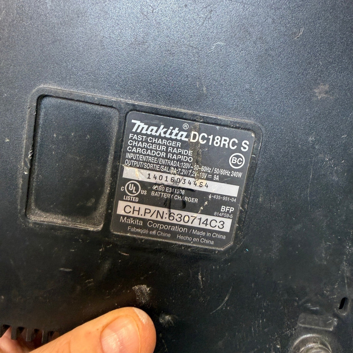 Makita DC18RC 18V Lithium‑Ion Rapid Optimum Charger