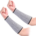 Set of 2 Cut Resistant Sleeves for Arm Protection, Safety Work Gardening Prote