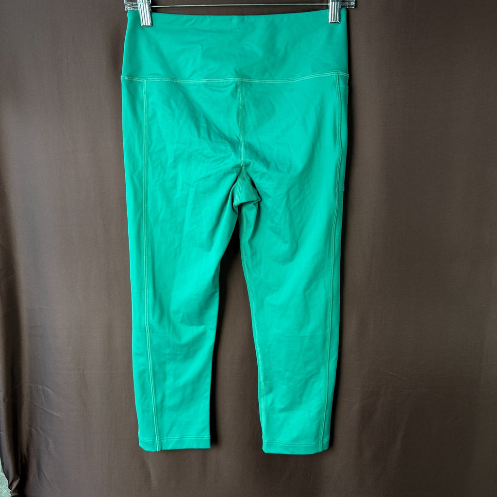 Lands' End Women's XS, S LONG Chlorine Resistant High-Waist Crop Swim Leggings